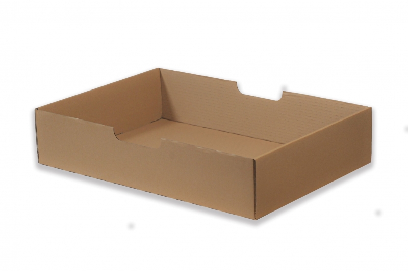 Krabice – pouze víko – hnědá (520x370x110 mm)